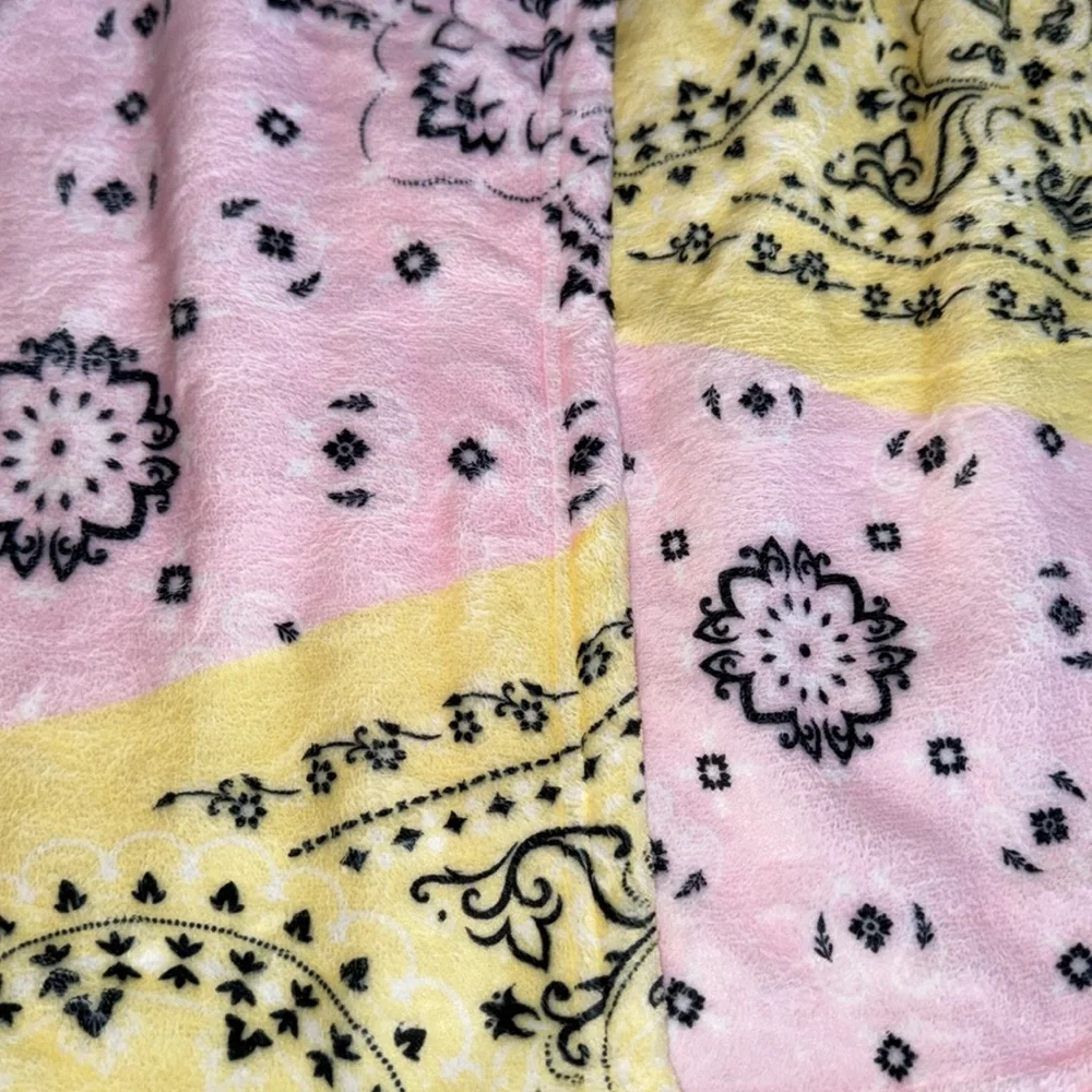 Colorful Bandana Print Spa Wrap Girls XS (4-8) NEW
